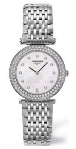 longines silver watch