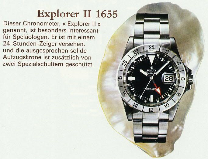 rolex explorer ii history