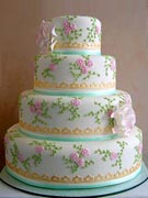 ribbons-and-roses-wedding-cake