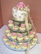 rose-cupcake-wedding-cake