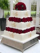roses-wedding-cake