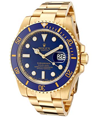 rolex submariner gold blue