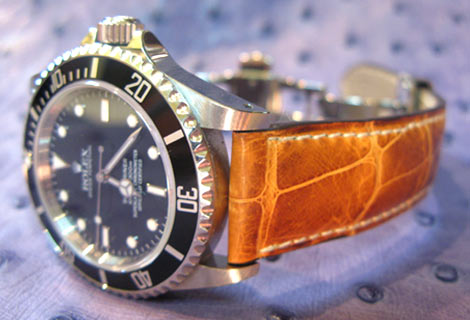 leather strap for rolex submariner