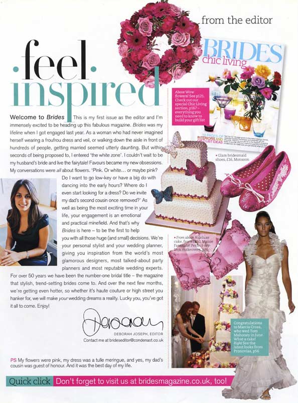brides magazine - bollywood-butterflies-wedding-cake-feature