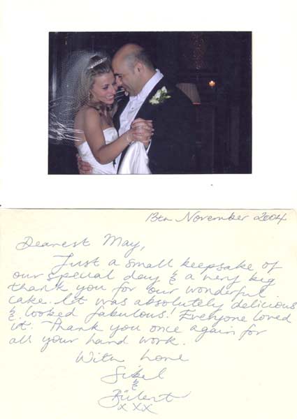 Wedding Cake recommendation