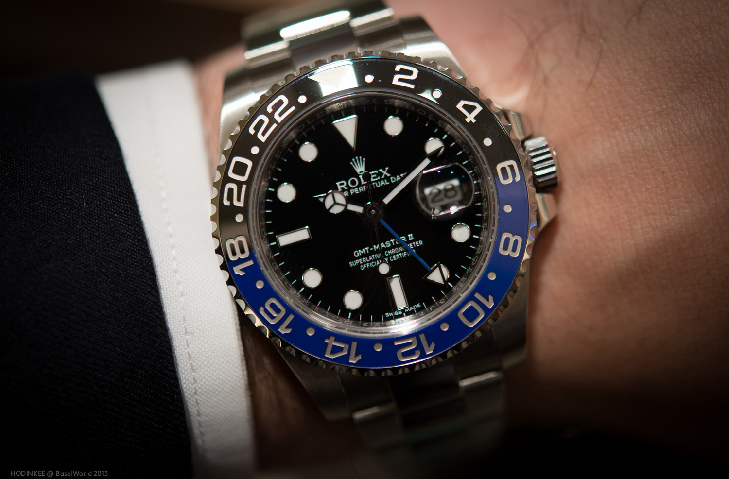 rolex gmt master 2 blue